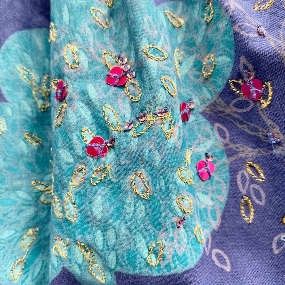 Monsoon Dress, girls size 5/6 - Picture 6 of 8